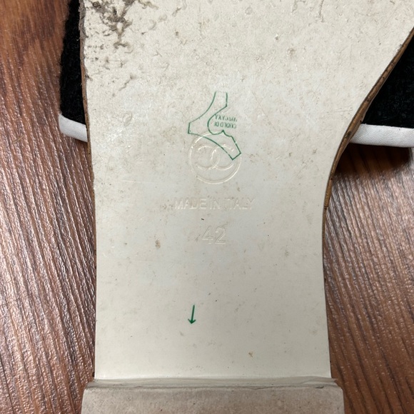 Chanel Tweed Slide Sandals Women’s EU Size 42 w/ box - Picture 7 of 12